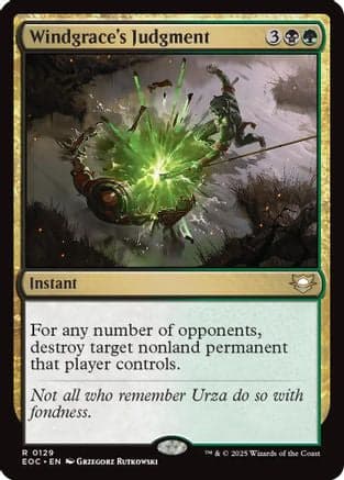 Windgrace's Judgment |  (129) [Commander: Edge of Eternities]