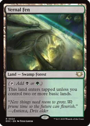 Vernal Fen (024) [Commander: Edge of Eternities]