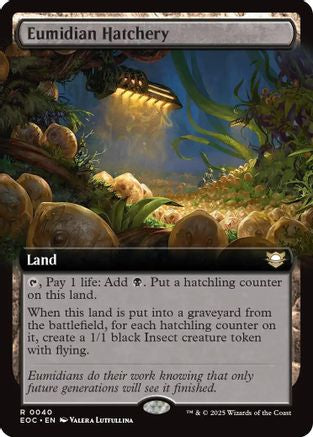 Eumidian Hatchery (Extended Art) |  (040) [Commander: Edge of Eternities]