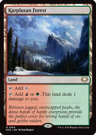 Karplusan Forest |  (164) [Commander: Edge of Eternities]