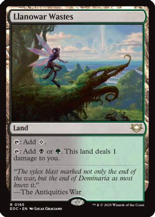 Llanowar Wastes |  (165) [Commander: Edge of Eternities]