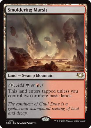 Smoldering Marsh |  (182) [Commander: Edge of Eternities]