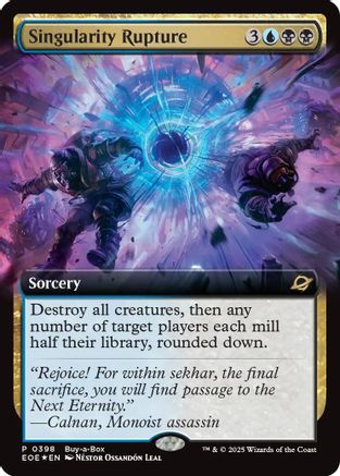 Singularity Rupture (Extended Art) |  Foil (398) [Buy-A-Box Promos]