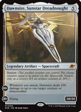 Dawnsire, Sunstar Dreadnought |  Foil (238) [Edge of Eternities]