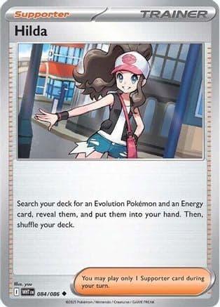 Hilda 084- SV White Flare Reverse Holofoil