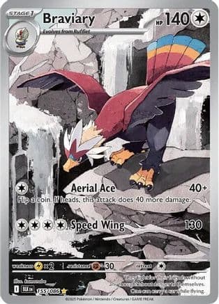 Braviary 155/086 - SV Black Bolt Holofoil