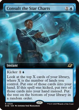 Consult the Star Charts (Extended Art) |  Foil (325) [Edge of Eternities]