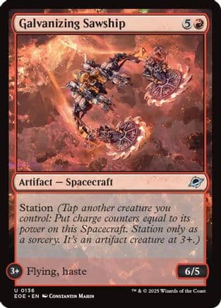 Galvanizing Sawship |  Foil (136) [Edge of Eternities]