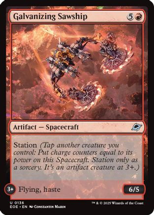 Galvanizing Sawship |  Foil (136) [Edge of Eternities]