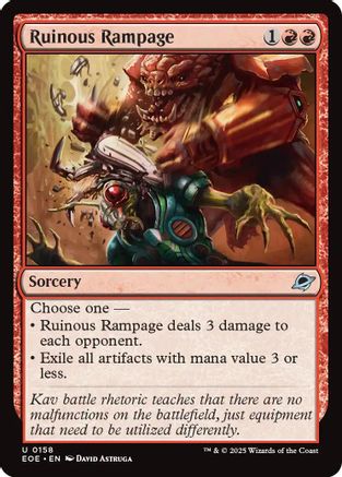 Ruinous Rampage |  (158) [Edge of Eternities]