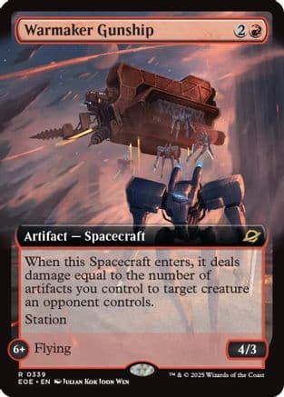 Warmaker Gunship (Extended Art) |  (339) [Edge of Eternities]