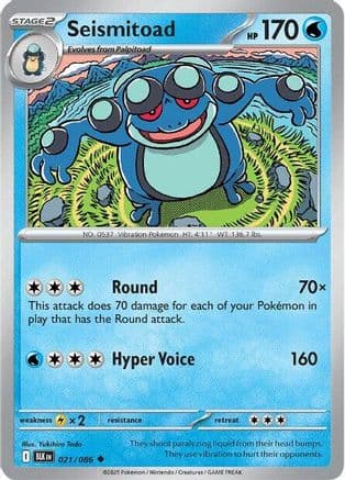 Seismitoad 021- SV Black Bolt