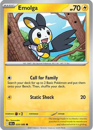 Emolga 029- SV Black Bolt