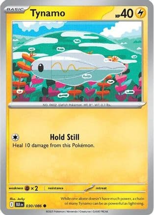 Tynamo 030- SV Black Bolt Reverse Holofoil