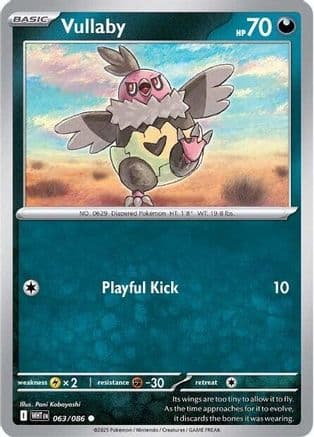 Vullaby 063- SV White Flare Reverse Holofoil