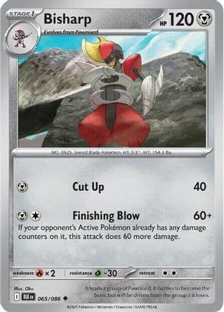 Bisharp 065- SV Black Bolt Reverse Holofoil