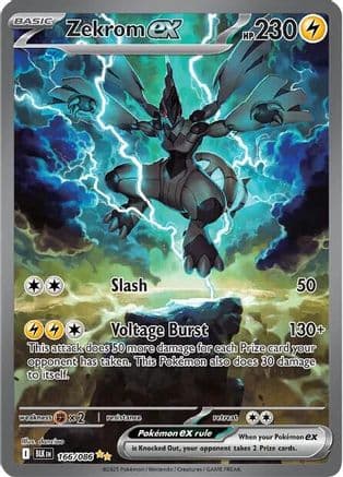 Zekrom ex 166/086 - SV Black Bolt Holofoil