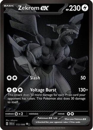 Zekrom ex 172/086 - SV Black Bolt Holofoil