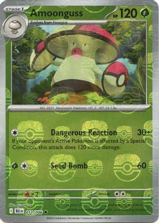 Amoonguss (Master Ball Pattern) 011- SV Black Bolt Holofoil