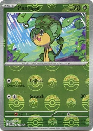 Pansage (Poke Ball Pattern) 004- SV Black Bolt Holofoil