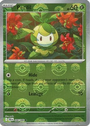 Petilil (Poke Ball Pattern) 006- SV Black Bolt Holofoil