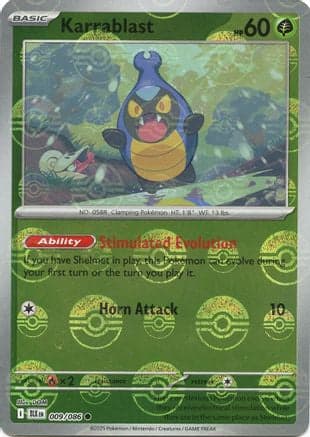 Karrablast (Poke Ball Pattern) 009- SV Black Bolt Holofoil
