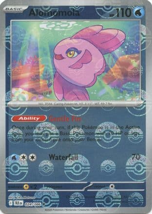 Alomomola (Poke Ball Pattern) 024  - Holofoil SV Black Bolt - Uncommon