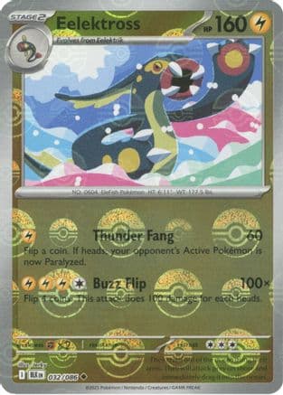 Eelektross (Poke Ball Pattern) 032- SV Black Bolt Holofoil