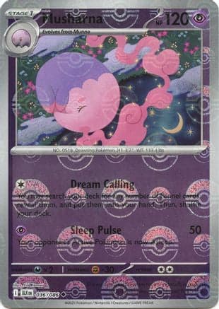Musharna (Poke Ball Pattern) 036- SV Black Bolt Holofoil