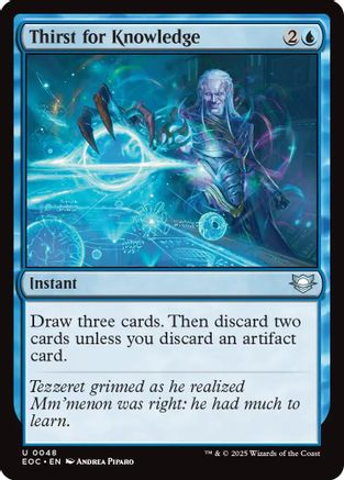 Thirst for Knowledge |  (048) [Commander: Edge of Eternities]