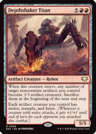Depthshaker Titan  | 009 | [Commander: Edge of Eternities]