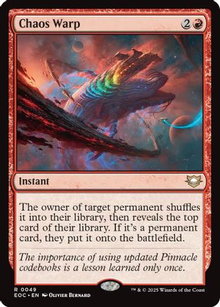 Chaos Warp  | 049 | [Commander: Edge of Eternities]