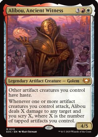 Alibou, Ancient Witness  | 113 | [Commander: Edge of Eternities]