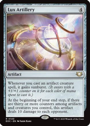 Lux Artillery  | 140 | [Commander: Edge of Eternities]