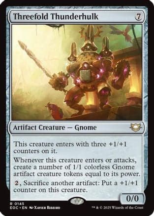 Threefold Thunderhulk  | 145 | [Commander: Edge of Eternities]