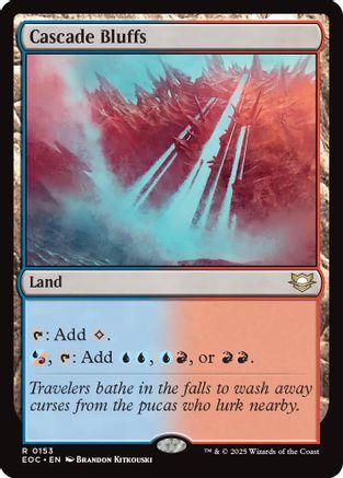 Cascade Bluffs |  (153) [Commander: Edge of Eternities]