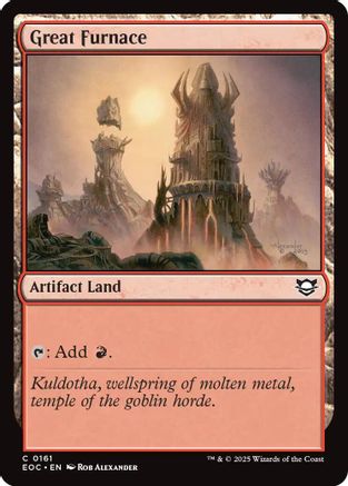 Great Furnace  | 161 | [Commander: Edge of Eternities]