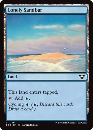 Lonely Sandbar  | 166 | [Commander: Edge of Eternities]