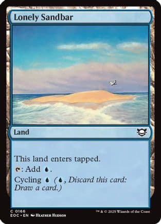 Lonely Sandbar  | 166 | [Commander: Edge of Eternities]