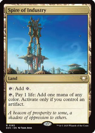 Spire of Industry  | 183 | [Commander: Edge of Eternities]