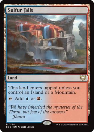 Sulfur Falls |  (184) [Commander: Edge of Eternities]