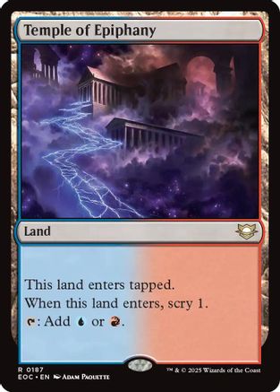 Temple of Epiphany  | 187 | [Commander: Edge of Eternities]