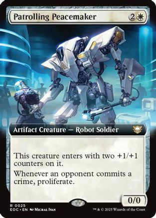 Patrolling Peacemaker (Extended Art) |  (025) [Commander: Edge of Eternities]