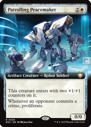 Patrolling Peacemaker (Extended Art) |  (025) [Commander: Edge of Eternities]