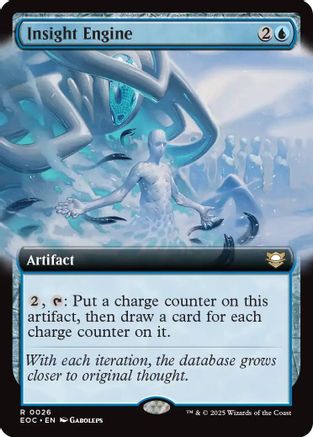 Insight Engine (Extended Art) |  (026) [Commander: Edge of Eternities]