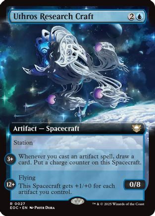 Uthros Research Craft (Extended Art) |  (027) [Commander: Edge of Eternities]