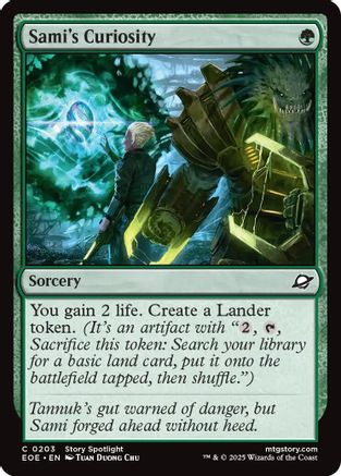 Sami's Curiosity |  Foil (230) [Edge of Eternities]