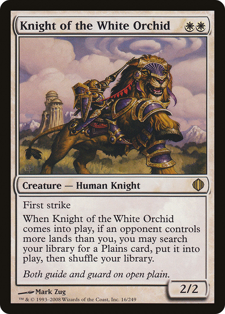 Knight of the White Orchid [Shards of Alara] Foil