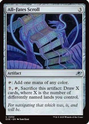 All-Fates Scroll |  Foil (234) [Edge of Eternities]