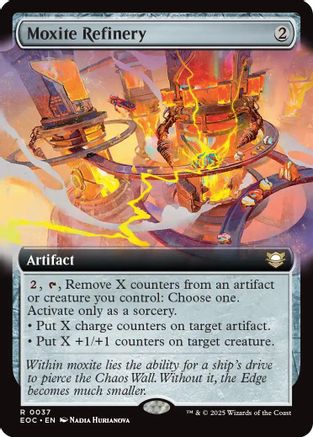 Moxite Refinery (Extended Art) |  (037) [Commander: Edge of Eternities]